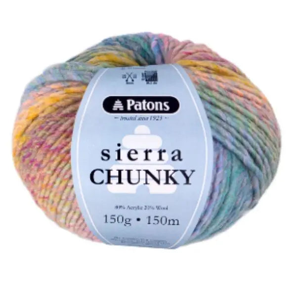 Patons Sierra Chunky Yarn – Soft Wool Blend Knitting & Crochet Yarn Australia
