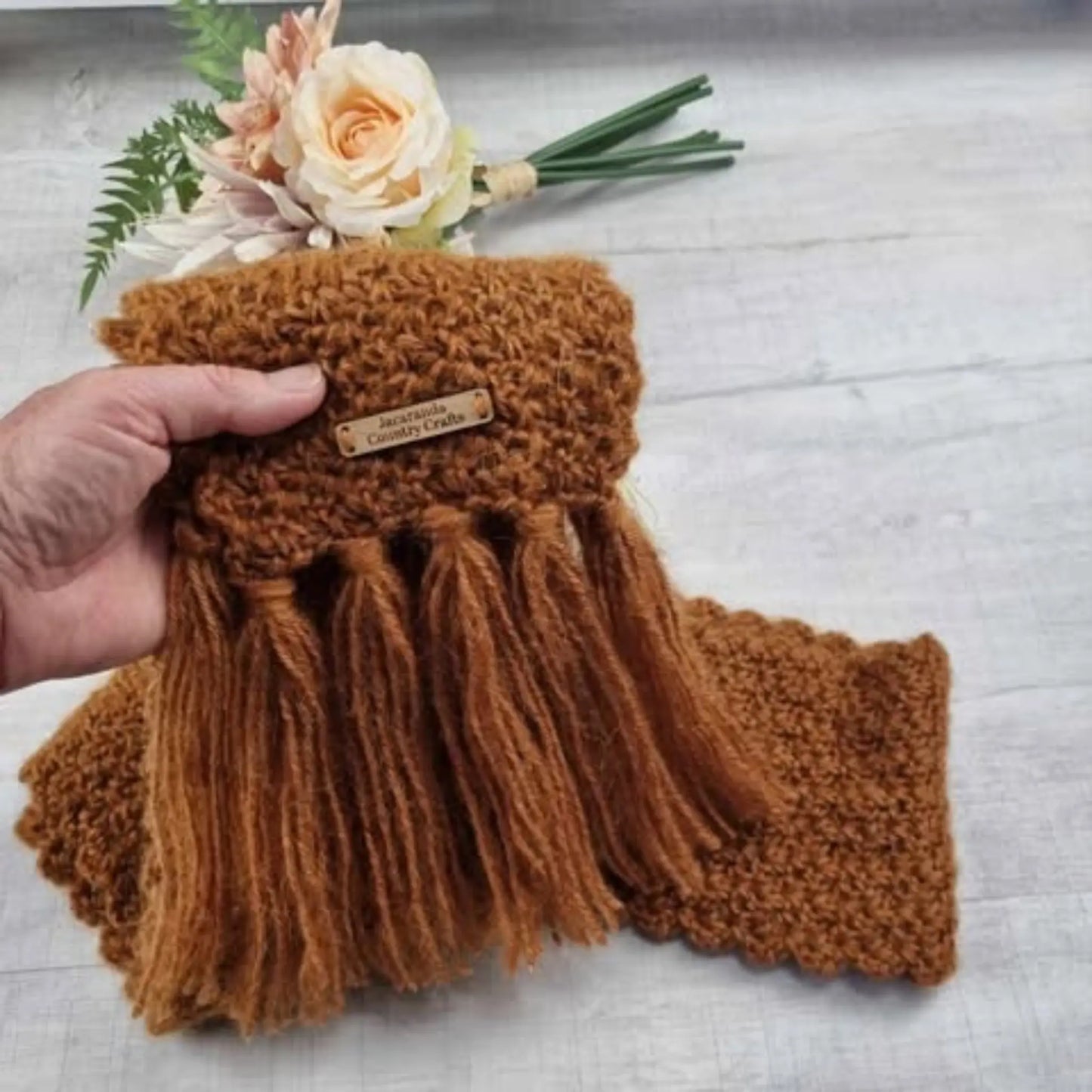 Handcrafted Cosy Comfort Scarf – Dreamy Luxury in Soft Australian Wool, Silk & Alpaca
