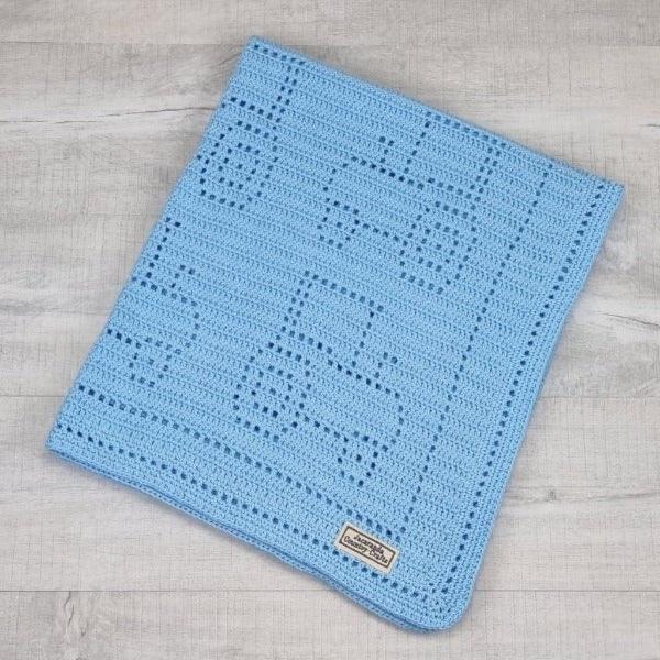 Dreaming of Tractors Baby Blanket Australian Cotton - Jacaranda Country Crafts