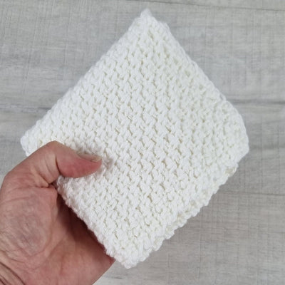 Face Washer Australian Cotton Handmade - Jacaranda Country Crafts