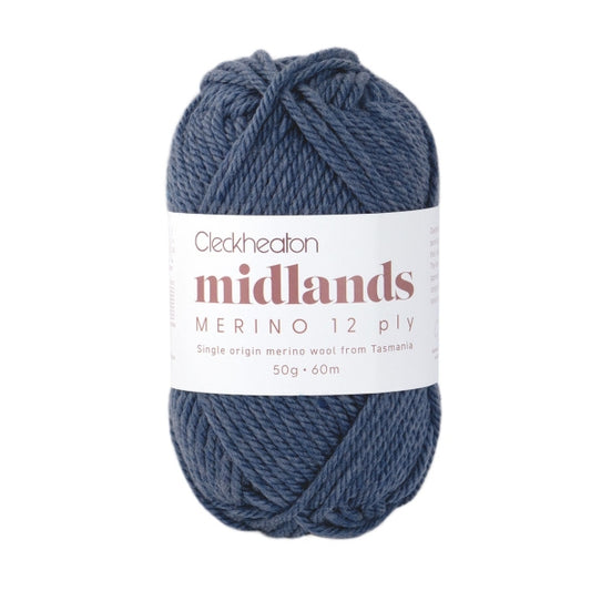 Cleckheaton Midlands Merino Wool 12 Ply - Soft and Cosy Premium Australian Yarn