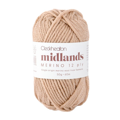 Cleckheaton Midlands Merino Wool 12 Ply - Soft and Cosy Premium Australian Yarn