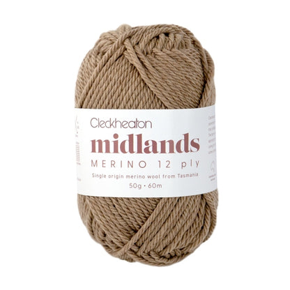 Cleckheaton Midlands Merino Wool 12 Ply - Soft and Cosy Premium Australian Yarn