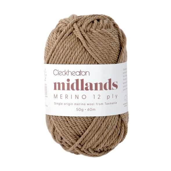 Cleckheaton Midlands Merino Wool 12 Ply - Soft and Cosy Premium Australian Yarn