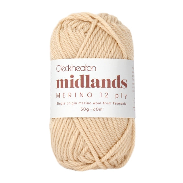 Cleckheaton Midlands Merino Wool 12 Ply - Soft and Cosy Premium Australian Yarn