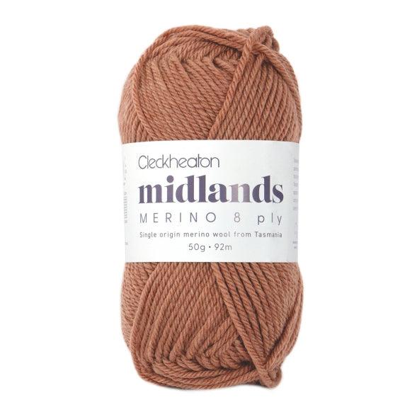 Cleckheaton Midlands Merino 8 Ply Yarn - Jacaranda Country Crafts