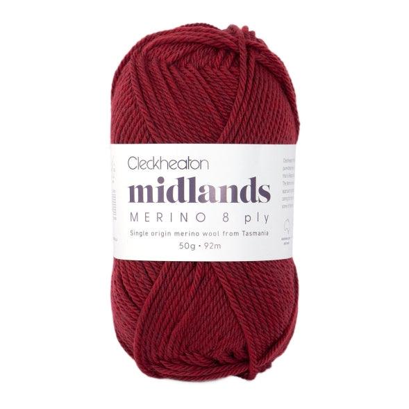 Cleckheaton Midlands Merino 8 Ply Yarn - Jacaranda Country Crafts