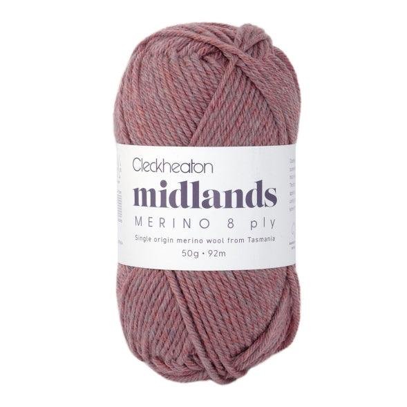 Cleckheaton Midlands Merino 8 Ply 8811 Heathland - Jacaranda Country Crafts