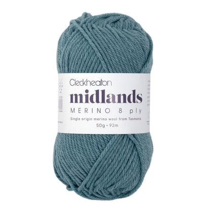 Cleckheaton Midlands Merino 8 Ply Yarn - Jacaranda Country Crafts