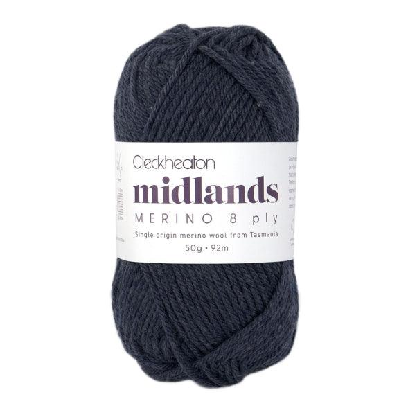 Cleckheaton Midlands Merino 8 Ply Yarn - Jacaranda Country Crafts