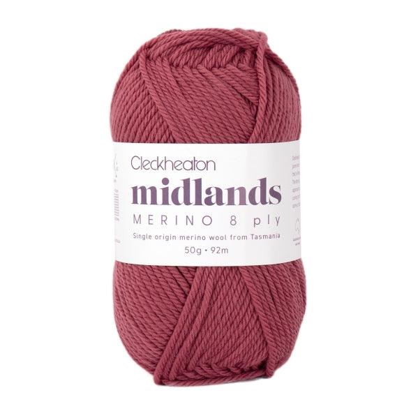 Cleckheaton Midlands Merino 8 Ply Yarn - Jacaranda Country Crafts