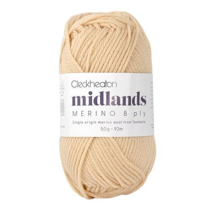 Cleckheaton Midlands Merino 8 Ply Yarn - Jacaranda Country Crafts