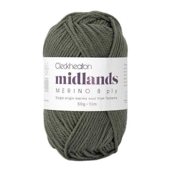 Cleckheaton Midlands Merino 8 Ply 8819 Button Grass - Jacaranda Country Crafts