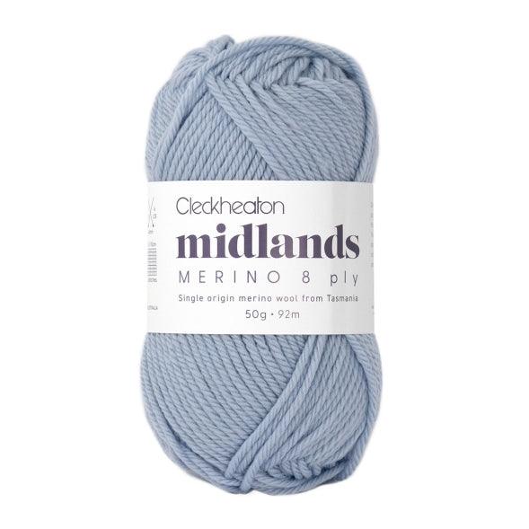 Cleckheaton Midlands Merino 8 Ply Yarn - Jacaranda Country Crafts