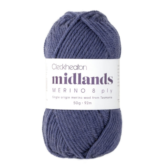 Cleckheaton Midlands 8-Ply Australian Merino Wool Yarn – Premium Knitting & Crochet Wool