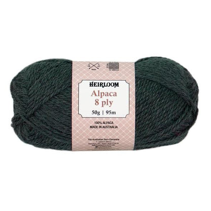 Heirloom Alpaca 8 Ply - Jacaranda Country Crafts