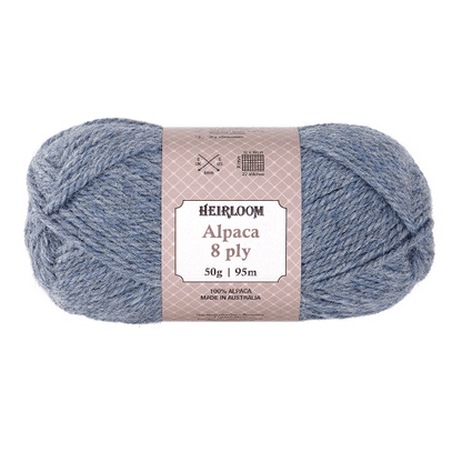 Heirloom Alpaca 8 Ply - Jacaranda Country Crafts