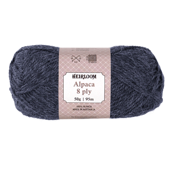 Heirloom Alpaca 8 Ply - Jacaranda Country Crafts