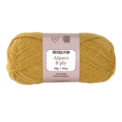 Heirloom Alpaca 8 Ply - Jacaranda Country Crafts