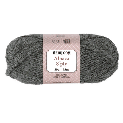 Heirloom Alpaca 8 Ply - Jacaranda Country Crafts