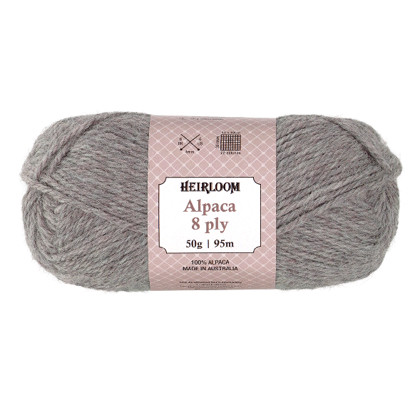 Heirloom Alpaca 8 Ply - Jacaranda Country Crafts