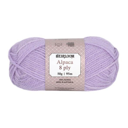 Heirloom Alpaca 8 Ply - Jacaranda Country Crafts