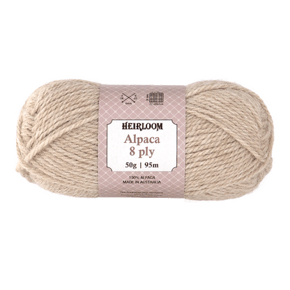 Heirloom Alpaca 8 Ply - Jacaranda Country Crafts