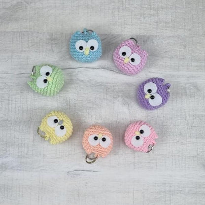 Cute - Mini Owl Keyring - Keychain - Jacaranda Country Crafts