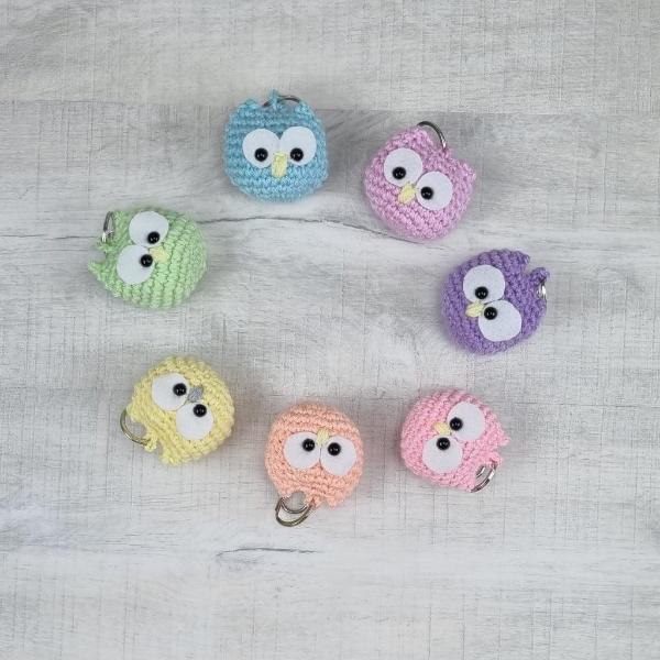 Cute - Mini Owl Keyring - Keychain - Jacaranda Country Crafts