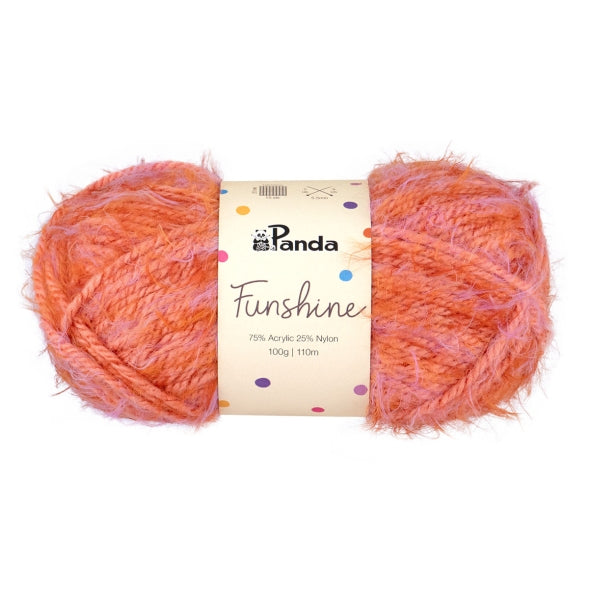Ball of yarn with a label on a white background funshine glow