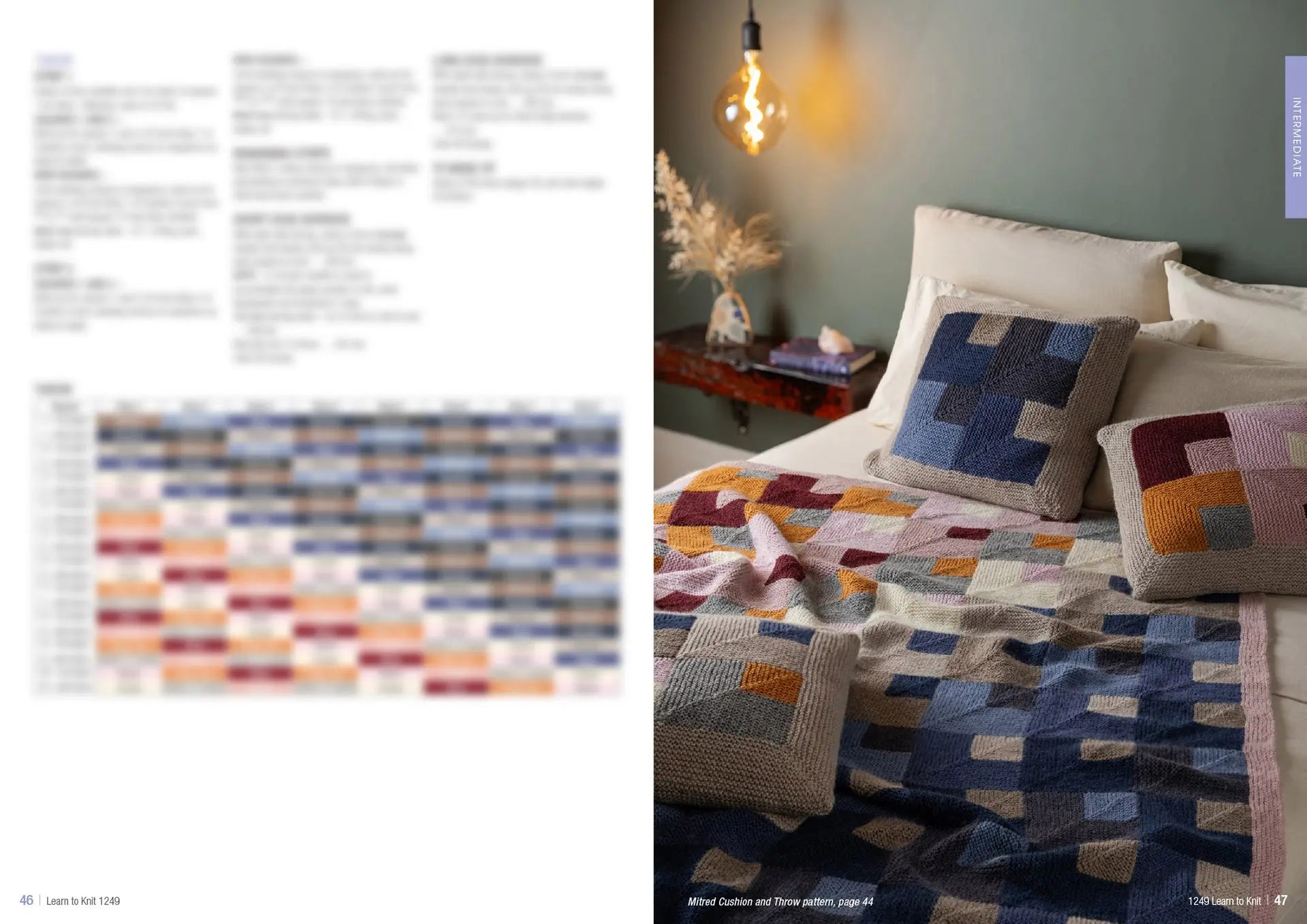 Learn to Knit Book 1249 | Printed Patterns Beginner Knitting Guide & Projects