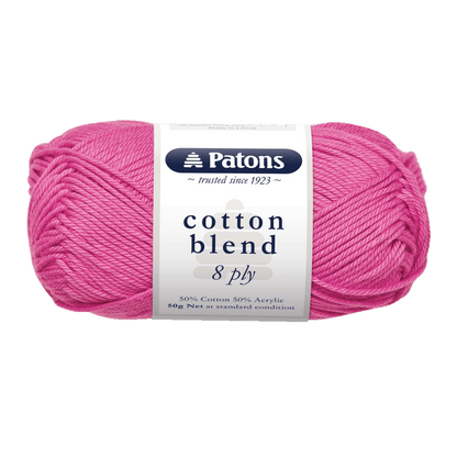 Paton's Cotton Blend 8 ply
- Jacaranda Country Crafts
