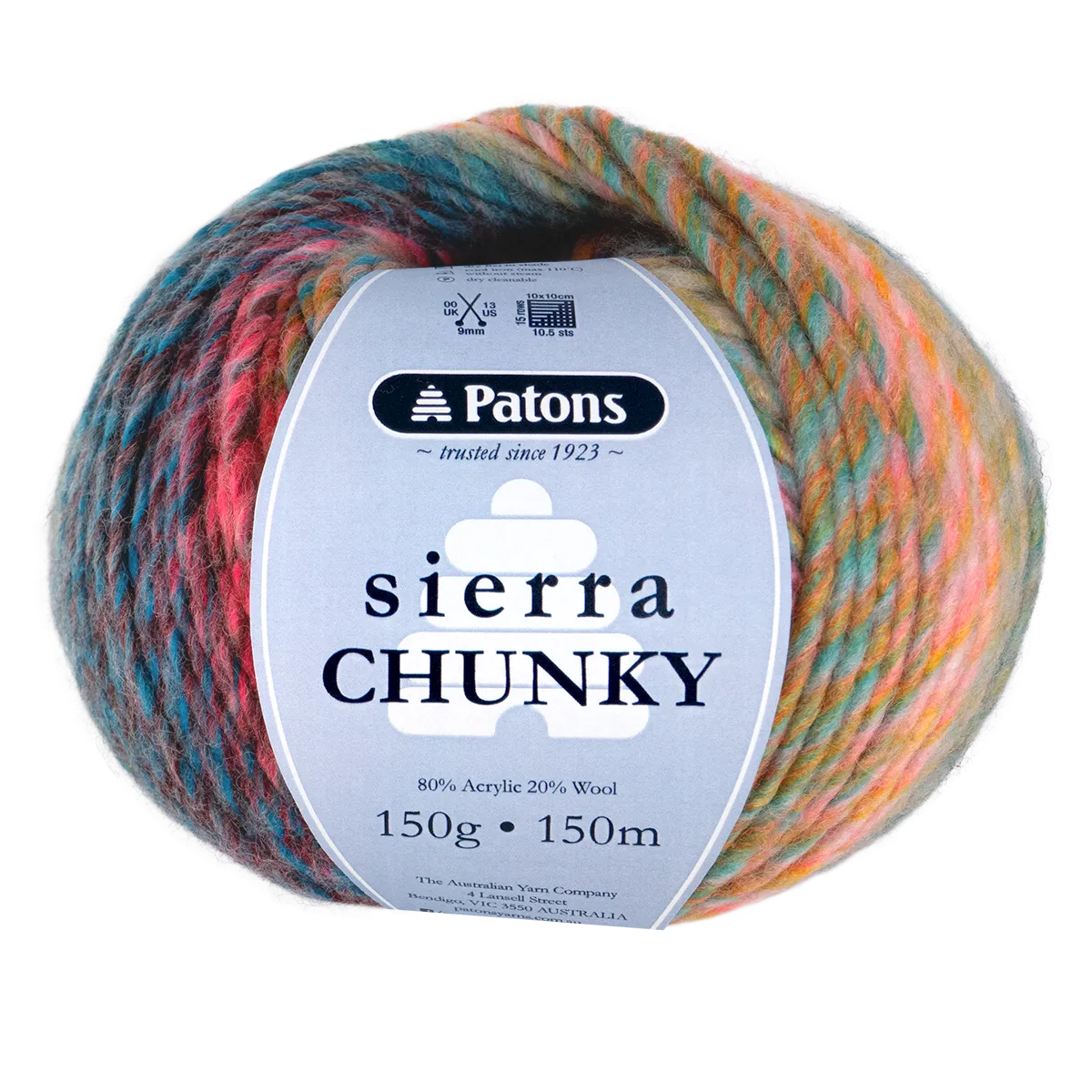 Patons Sierra Chunky Yarn – Soft Wool Blend Knitting & Crochet Yarn Australia
