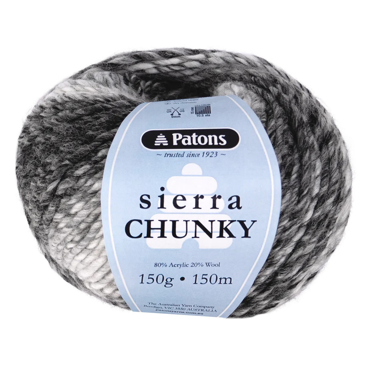 Patons Sierra Chunky Yarn – Soft Wool Blend Knitting & Crochet Yarn Australia