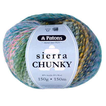 Patons Sierra Chunky – Soft & Stylish Wool Blend Yarn for Knitting & Crochet