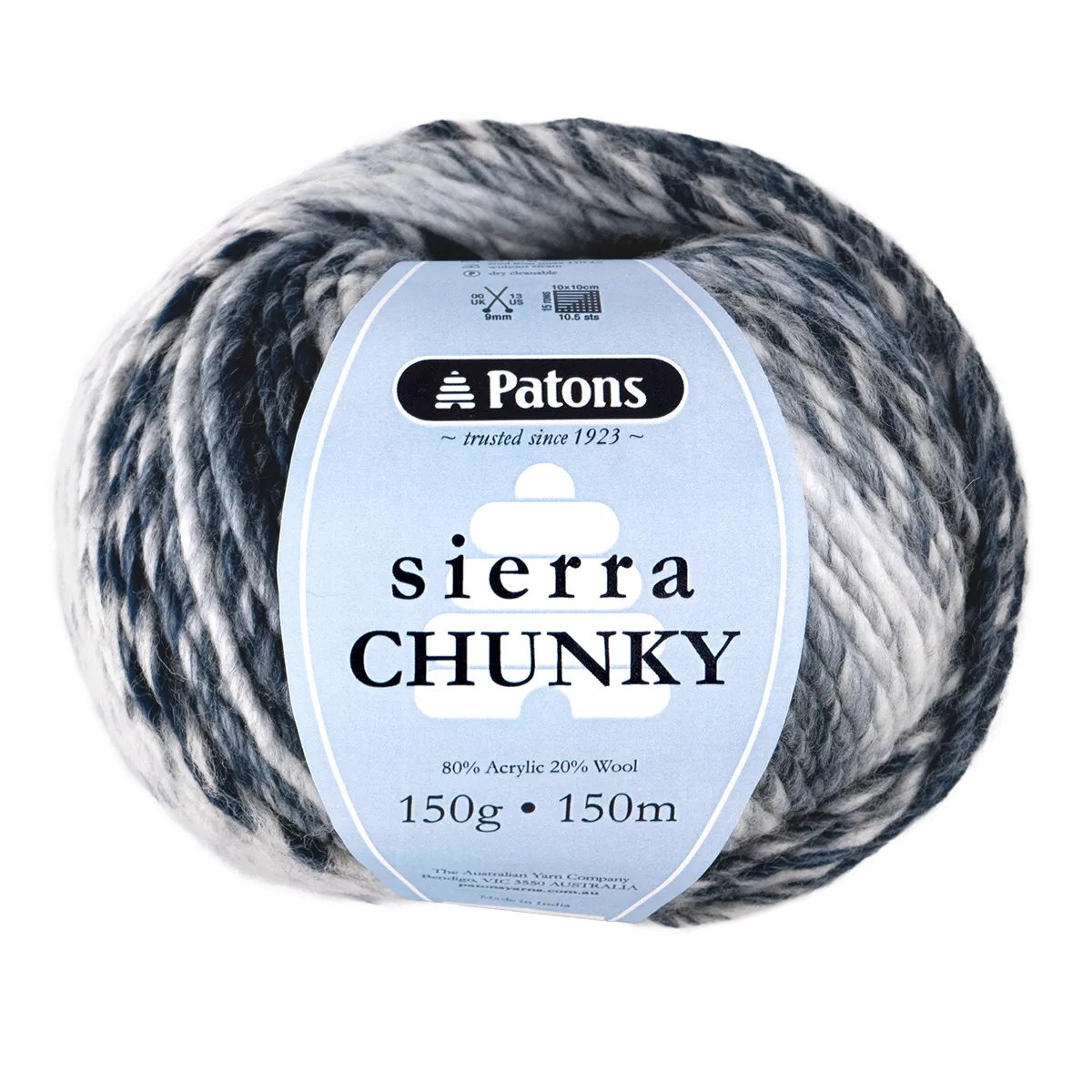 Patons Sierra Chunky Yarn – Soft Wool Blend Knitting & Crochet Yarn Australia