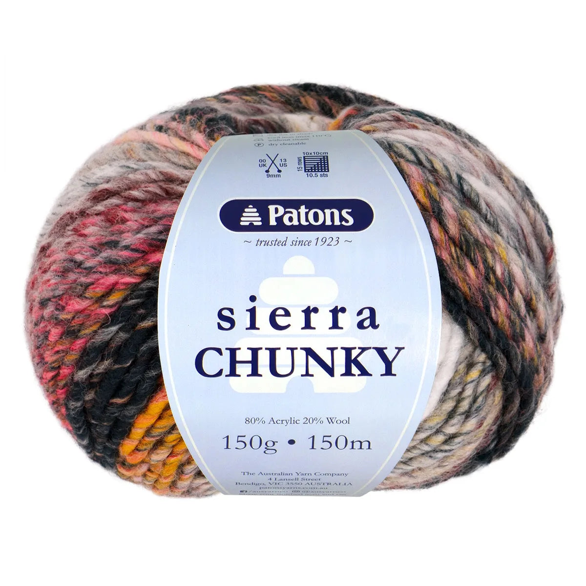 Patons Sierra Chunky Yarn – Soft Wool Blend Knitting & Crochet Yarn Australia
